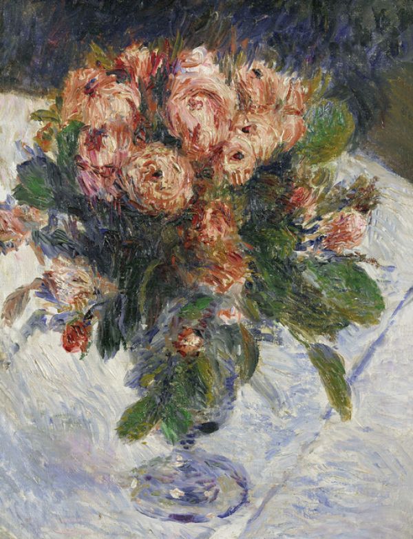 輸入壁紙 カスタム壁紙 PHOTOWALL / Roses - Pierre Auguste Renoir (e325913)