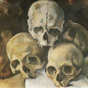 輸入壁紙 カスタム壁紙 PHOTOWALL / Pyramid of Skulls - Paul Cezanne (e325917)