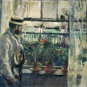 輸入壁紙 カスタム壁紙 PHOTOWALL / Eugene Manet on the Isle of Wight - Berthe Morisot (e325919)