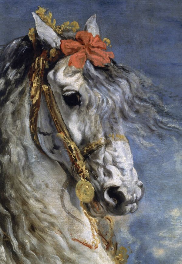 輸入壁紙 カスタム壁紙 PHOTOWALL / Philip III of Spain on Horseback - Diego Velazquez (e325931)