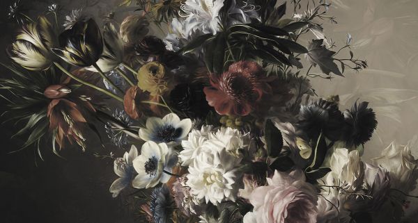 輸入壁紙 カスタム壁紙 PHOTOWALL / Bouquet with Anemones (e327110)