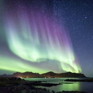輸入壁紙 カスタム壁紙 PHOTOWALL / Aurora Borealis Northern Lights (e324999)