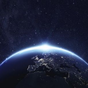 輸入壁紙 カスタム壁紙 PHOTOWALL / Planet Earth at Night (e327822)