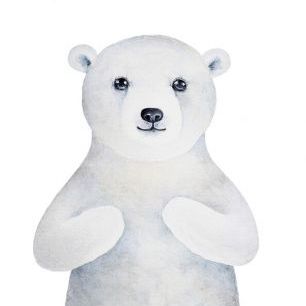 輸入壁紙 カスタム壁紙 PHOTOWALL / Little polar bear (e325043)