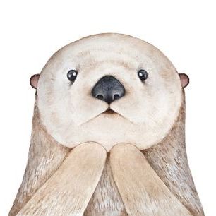 輸入壁紙 カスタム壁紙 PHOTOWALL / Fluffy Little Sea Otter (e325059)