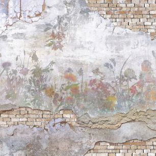 輸入壁紙 カスタム壁紙 PHOTOWALL / Decorated Cracked Wall (e327989)