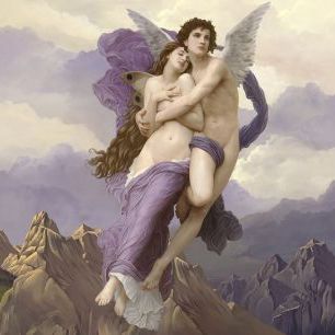 輸入壁紙 カスタム壁紙 PHOTOWALL / Cupid and Psyche (e328120)