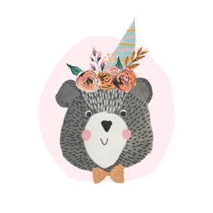 輸入壁紙 カスタム壁紙 PHOTOWALL / Birthday Bear (e328072)