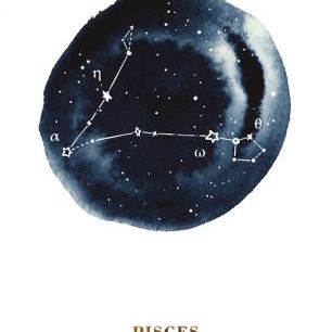 輸入壁紙 カスタム壁紙 PHOTOWALL / Zodiac Sign - Pisces (e328138)