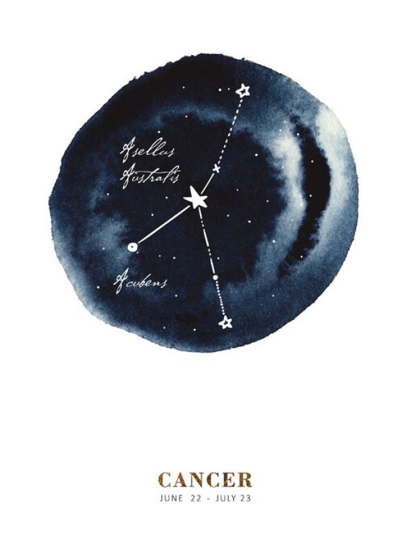輸入壁紙 カスタム壁紙 PHOTOWALL / Zodiac Sign - Cancer (e328142)
