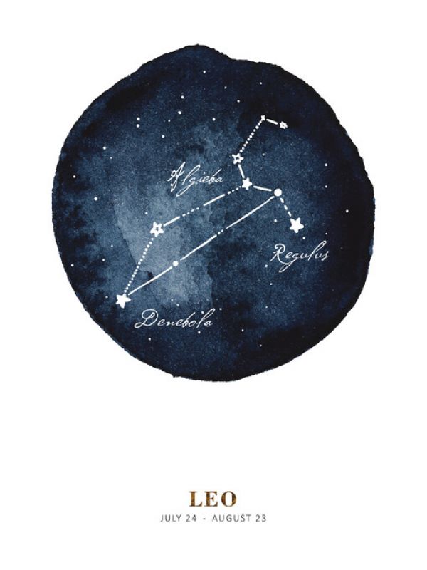 輸入壁紙 カスタム壁紙 PHOTOWALL / Zodiac Sign - Leo (e328143)