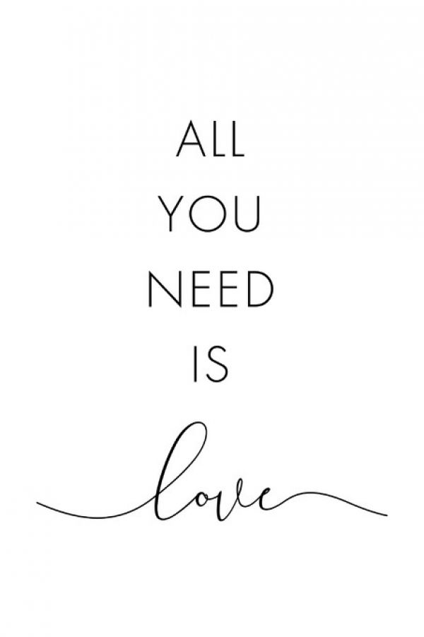 輸入壁紙 カスタム壁紙 PHOTOWALL / All you need is Love (e328135)