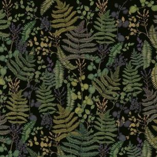 輸入壁紙 カスタム壁紙 PHOTOWALL / Botany Leafage - Dark (e328041)
