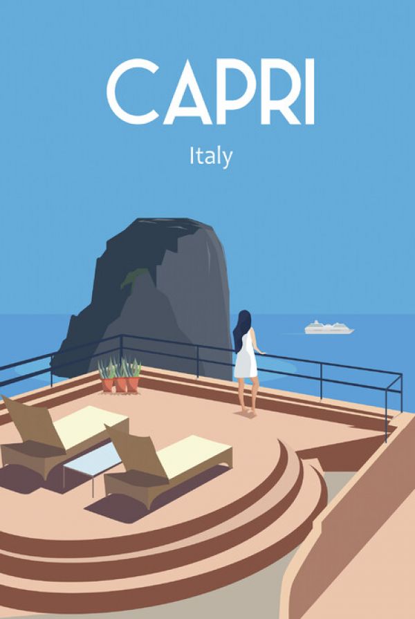 輸入壁紙 カスタム壁紙 PHOTOWALL / Capri (e325427)