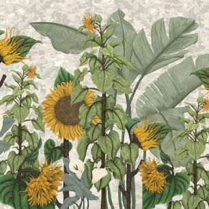 輸入壁紙 カスタム壁紙 PHOTOWALL / Sunflower Garden (e328283)
