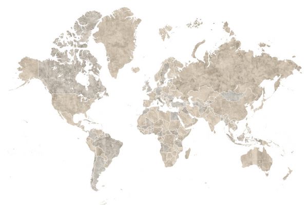輸入壁紙 カスタム壁紙 PHOTOWALL / World Map (e325668)