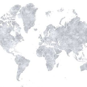輸入壁紙 カスタム壁紙 PHOTOWALL / World Map without V (e325721)