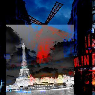 輸入壁紙 カスタム壁紙 PHOTOWALL / Paris Moulin Rouge (e22165)