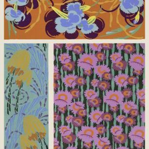 輸入壁紙 カスタム壁紙 PHOTOWALL / Art Deco Florals VII (e327371)