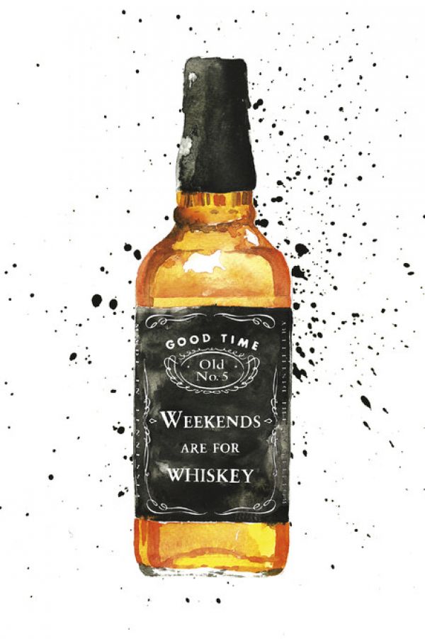 輸入壁紙 カスタム壁紙 PHOTOWALL / Weekends are for Whiskey (e328235)