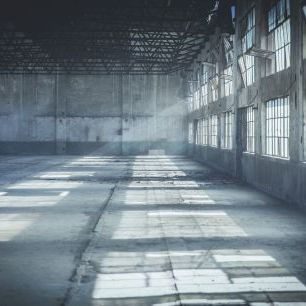 輸入壁紙 カスタム壁紙 PHOTOWALL / Abandoned Factory Building (e327886)