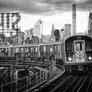 輸入壁紙 カスタム壁紙 PHOTOWALL / Black Manhattan - Line 7 (e328632)
