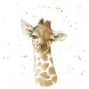 輸入壁紙 カスタム壁紙 PHOTOWALL / Baby Giraffe (e328681)