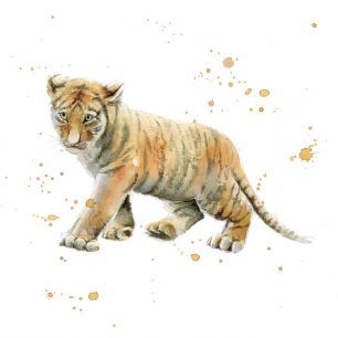 輸入壁紙 カスタム壁紙 PHOTOWALL / Tiger Cub (e328683)
