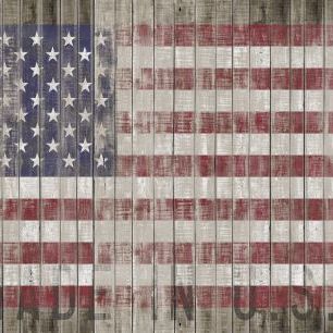 輸入壁紙 カスタム壁紙 PHOTOWALL / American Flag (e329446)