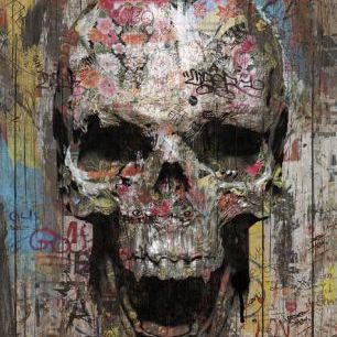 輸入壁紙 カスタム壁紙 PHOTOWALL / Romantic Street Skull (e329499)