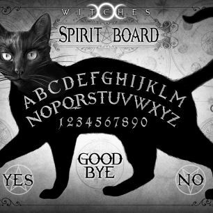 輸入壁紙 カスタム壁紙 PHOTOWALL / Black Cat Spirit Board - Good Bye (e330034)