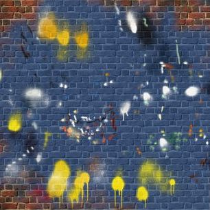 輸入壁紙 カスタム壁紙 PHOTOWALL / Graffiti Splash Wall (e329988)