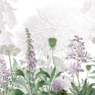 輸入壁紙 カスタム壁紙 PHOTOWALL / Foxglove Flowers - Purple (e328115)