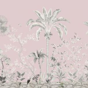 輸入壁紙 カスタム壁紙 PHOTOWALL / Tropica Exotica - Pink (e330302)