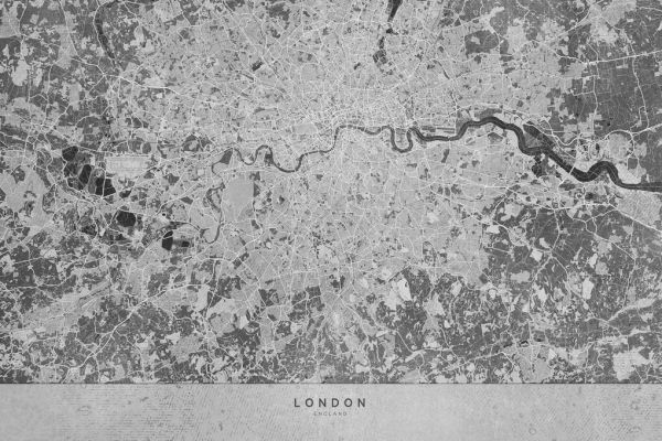 輸入壁紙 カスタム壁紙 PHOTOWALL / London Map II (e331320)