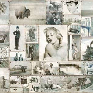 輸入壁紙 カスタム壁紙 PHOTOWALL / Vintage Collage II (e333029)