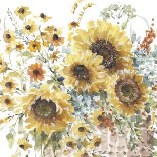 輸入壁紙 カスタム壁紙 PHOTOWALL / Sunflowers Forever (e333838)