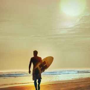 輸入壁紙 カスタム壁紙 PHOTOWALL / Sunset Surfer (e333694)