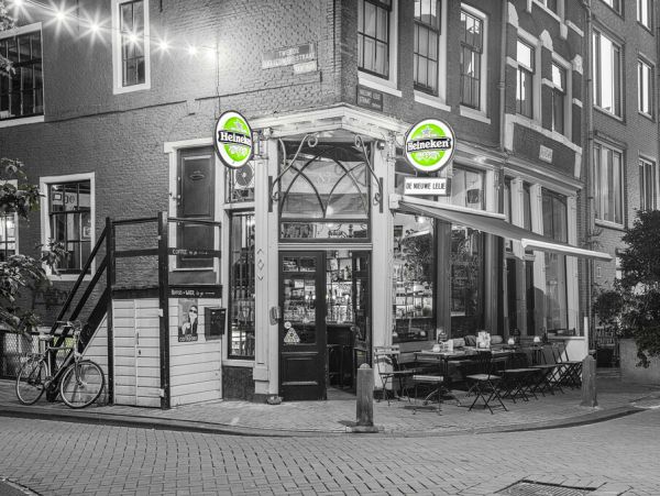 輸入壁紙 カスタム壁紙 PHOTOWALL / Street Cafe in Amsterdam (e333953)