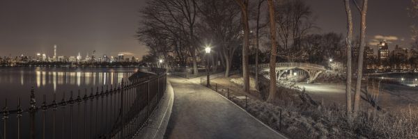 輸入壁紙 カスタム壁紙 PHOTOWALL / Central Park in Evening New York (e334047)