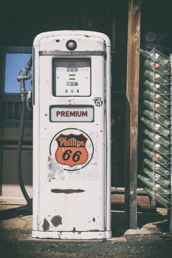輸入壁紙 カスタム壁紙 PHOTOWALL / Gas Station Premium 66 (e334140)