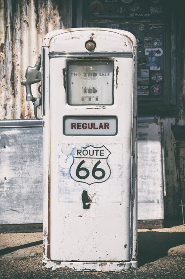 輸入壁紙 カスタム壁紙 PHOTOWALL / Regular 66 Gas Station (e334218)