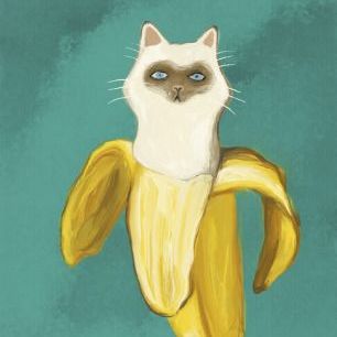 輸入壁紙 カスタム壁紙 PHOTOWALL / Banana Kitten (e335550)