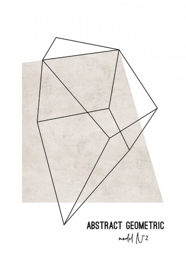 輸入壁紙 カスタム壁紙 PHOTOWALL / Abstract Geometric II (e332481)
