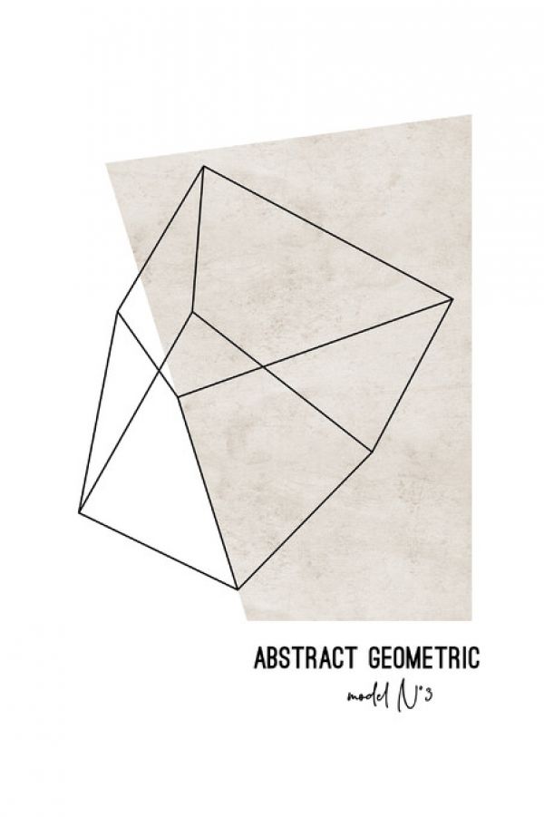 輸入壁紙 カスタム壁紙 PHOTOWALL / Abstract Geometric III (e332482)