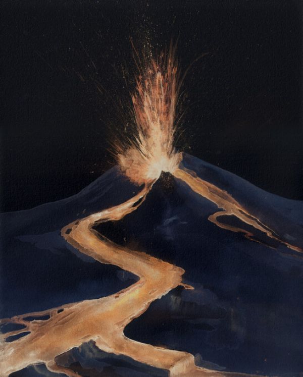 輸入壁紙 カスタム壁紙 PHOTOWALL / Volcano (e332614)