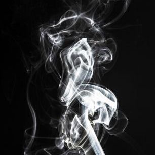 輸入壁紙 カスタム壁紙 PHOTOWALL / Abstract White Smoke - Seahorse (e335718)
