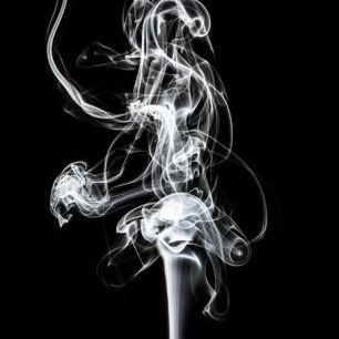 輸入壁紙 カスタム壁紙 PHOTOWALL / Abstract White Smoke - Prima Ballerina (e335725)