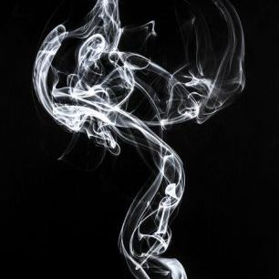 輸入壁紙 カスタム壁紙 PHOTOWALL / Abstract White Smoke - Medusa (e335727)