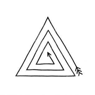 輸入壁紙 カスタム壁紙 PHOTOWALL / Arrow Triangle (e330731)